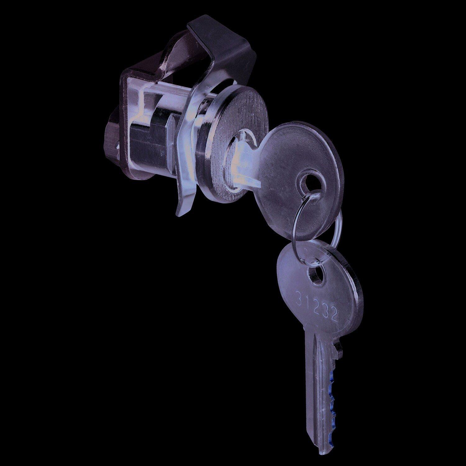 Prime-Line Nickel Plated Mailbox Lock 
