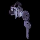 Prime-Line Nickel Plated Mailbox Lock 