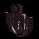 Prime-Line Aluminum 7/8 in. Sliding Back Roller (Pack of 2) 