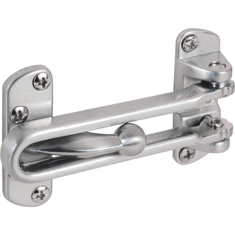 Polished Chrome Swing Bar Door Lock in Polished Chrome 