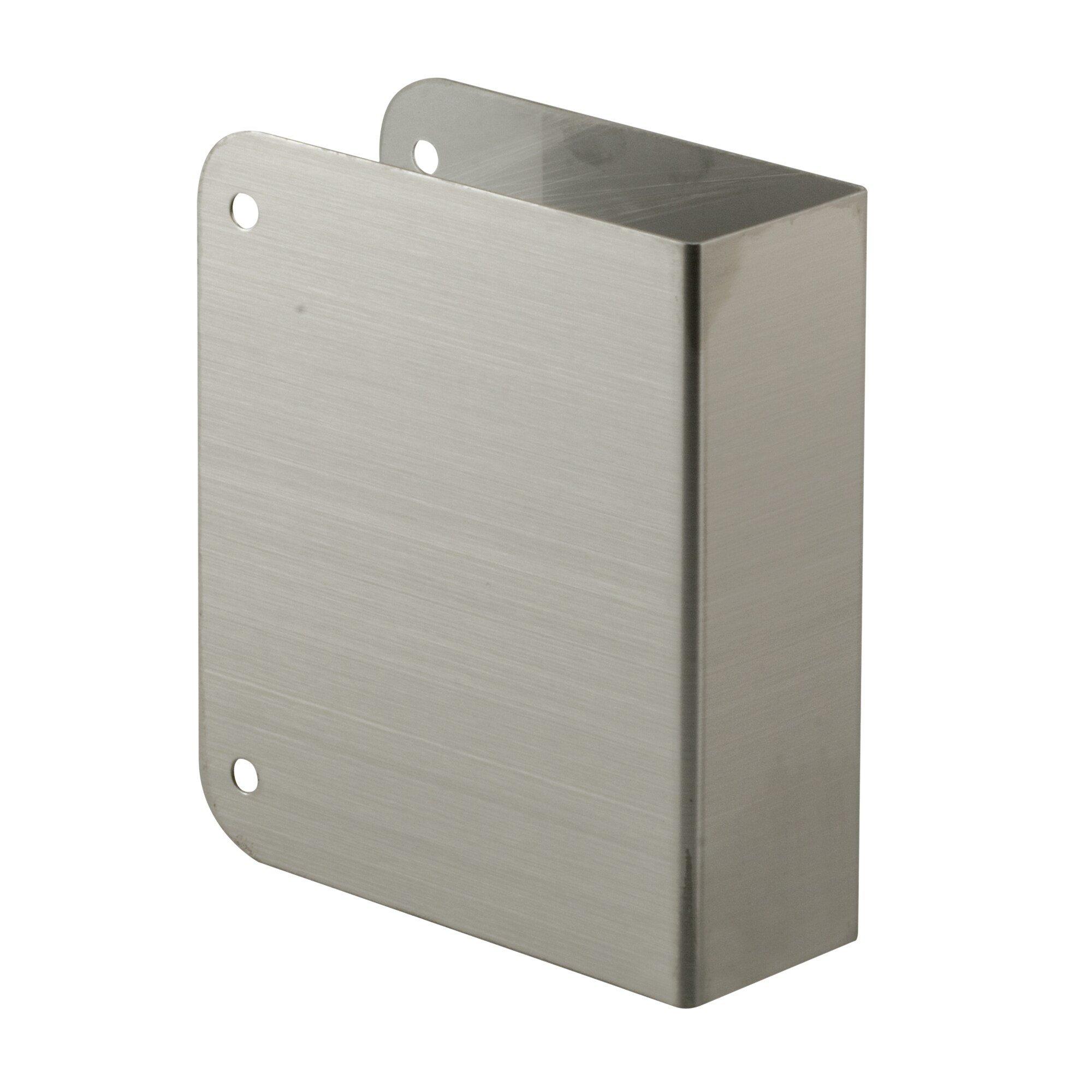 Prime-Line Satin 1-3/4 x 4-1/2 in. Blank Guard for 1-3/4 in. Thick Doors 