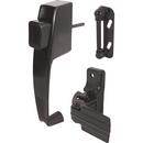 Push-Button Latch with Tie Down in Black