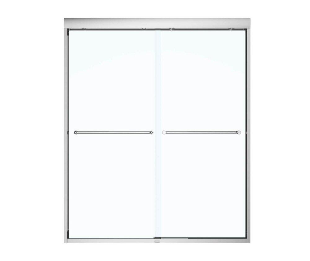 MAAX Polished Chrome 71 x 59 in. Semi-Framed Sliding Shower Door 