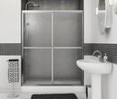 MAAX Polished Chrome 68 x 59-1/2 in. Semi-Framed Sliding Shower Door 