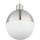 Progress Lighting Brushed Nickel P500147-009-30 1-9W LED PENDANT 