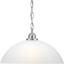 Progress Lighting Brushed Nickel P500149-009 1-100W MED PENDANT 
