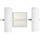 Progress Lighting Brushed Nickel BN 2 19W LED BATH LGHT *COLONN 