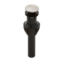 1-1/4 x 2-3/16 in. Plastic Drain Assembly in Brushed Nickel