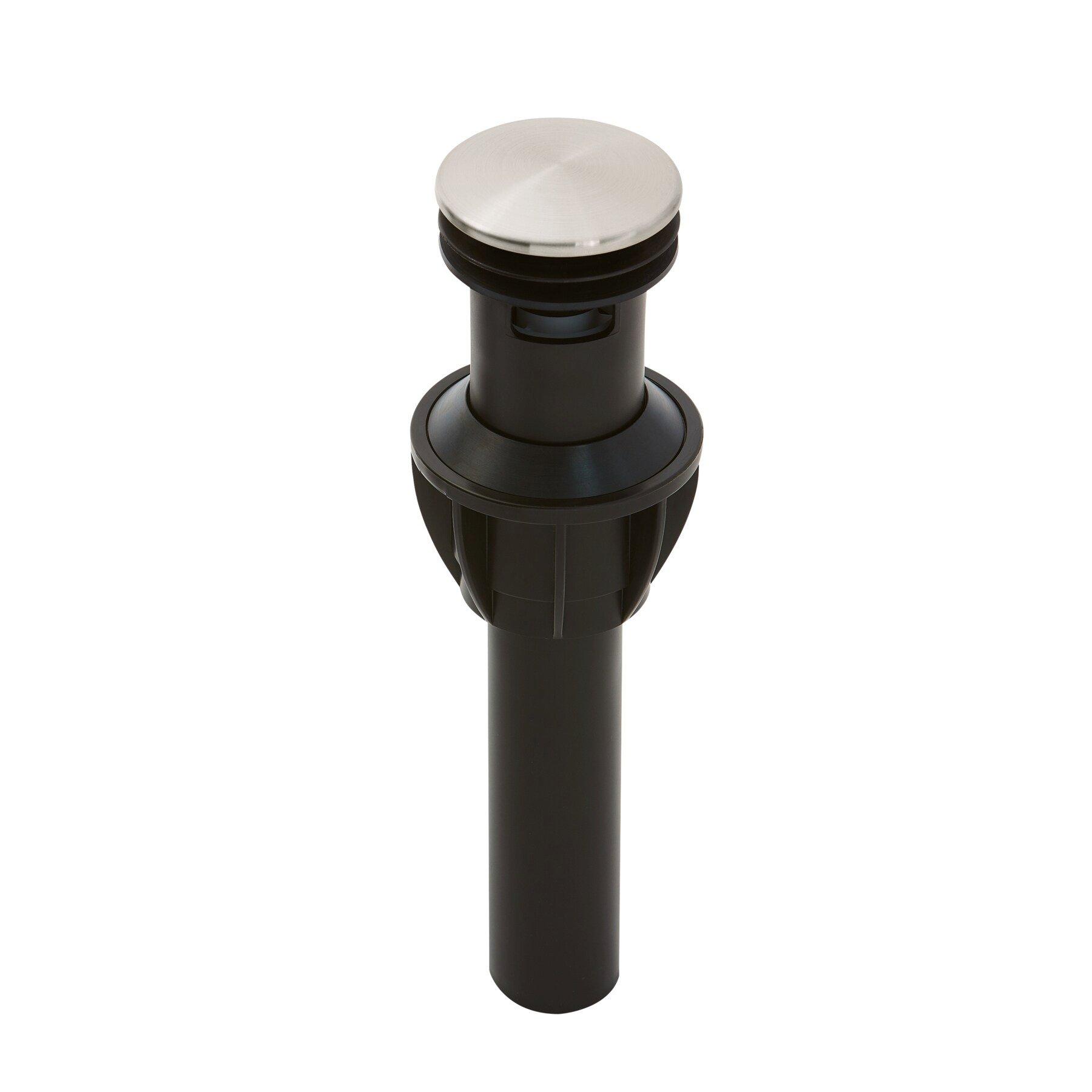 Pfister Brushed Nickel 1-1/4 in. Brass Drain Assembly 