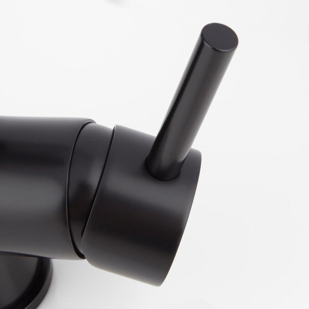 Signature Hardware Black Three Handle Pull Down Kitchen Faucet 