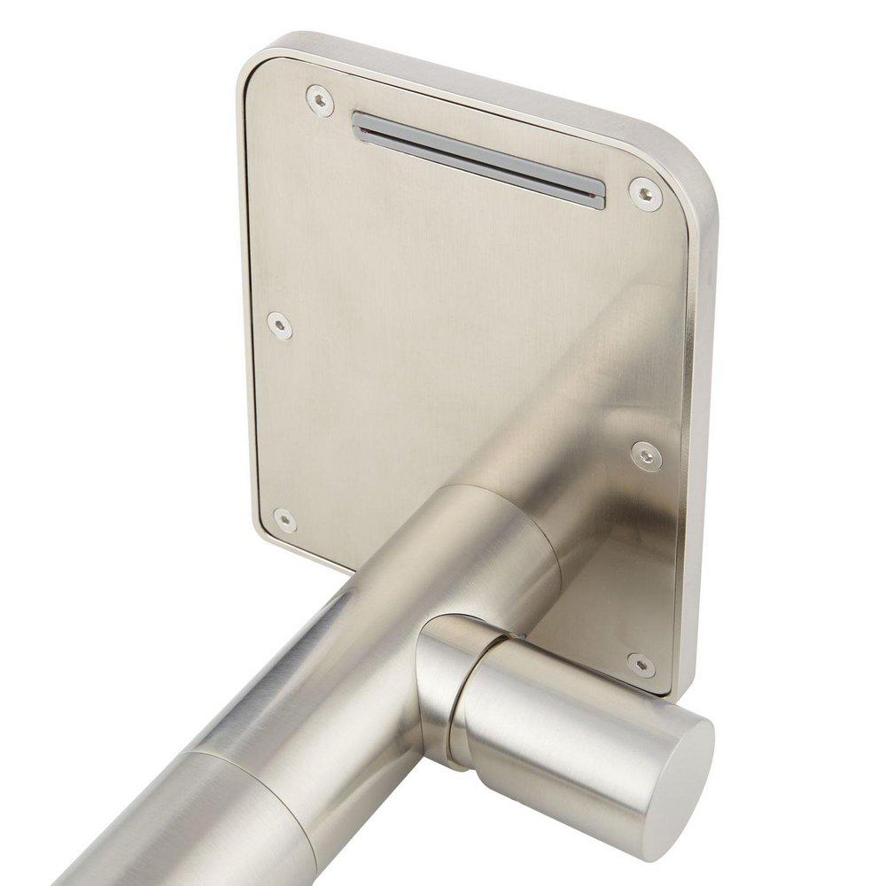 Signature Hardware Brushed Nickel Single Handle Vessel Filler Bathroom Sink Faucet 