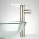 Signature Hardware Brushed Nickel Single Handle Vessel Filler Bathroom Sink Faucet 