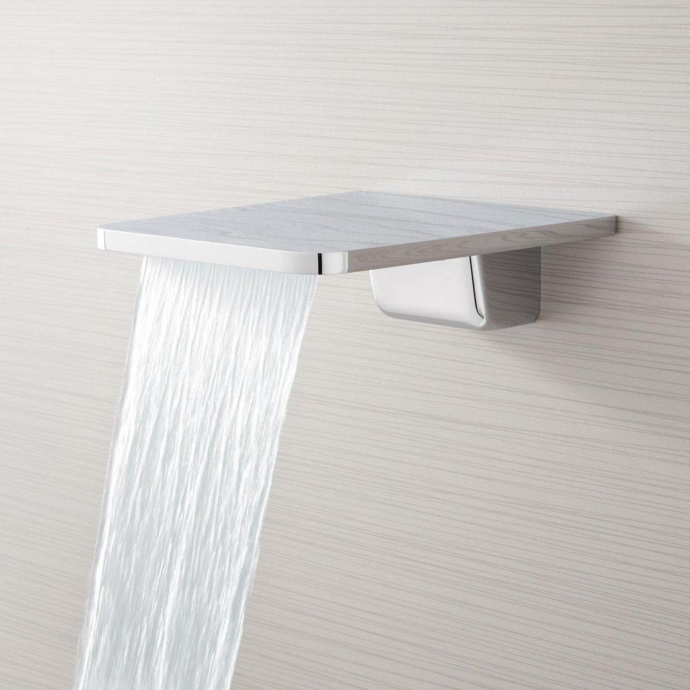 Signature Hardware Chrome Wall Mount Filler 