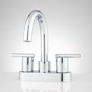 Signature Hardware Chrome Two Handle Centerset Bathroom Sink Faucet 