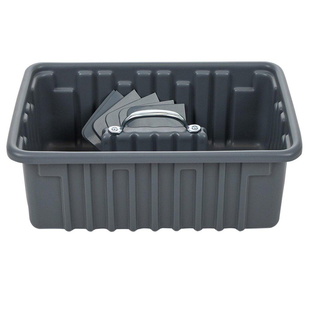 Benjamin Manufacturing Grey 15X9X5 TOTE TRAY 