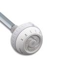 Water Pik White/Grey Multi Function Full Body, Center, Pause, Pulse, Turbo Pulse and Full Body Pulse Showerhead 