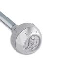 Water Pik Polished Chrome/Grey 1.8 gpm 6-Function Round Showerhead with Massager 