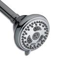 Water Pik Polished Chrome 1.8 gpm 6-Setting Round Showerhead with Massager 
