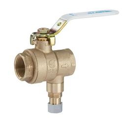 3/4 in. Copper Alloy Full Port Threaded x Threaded x Compression Ball Valve