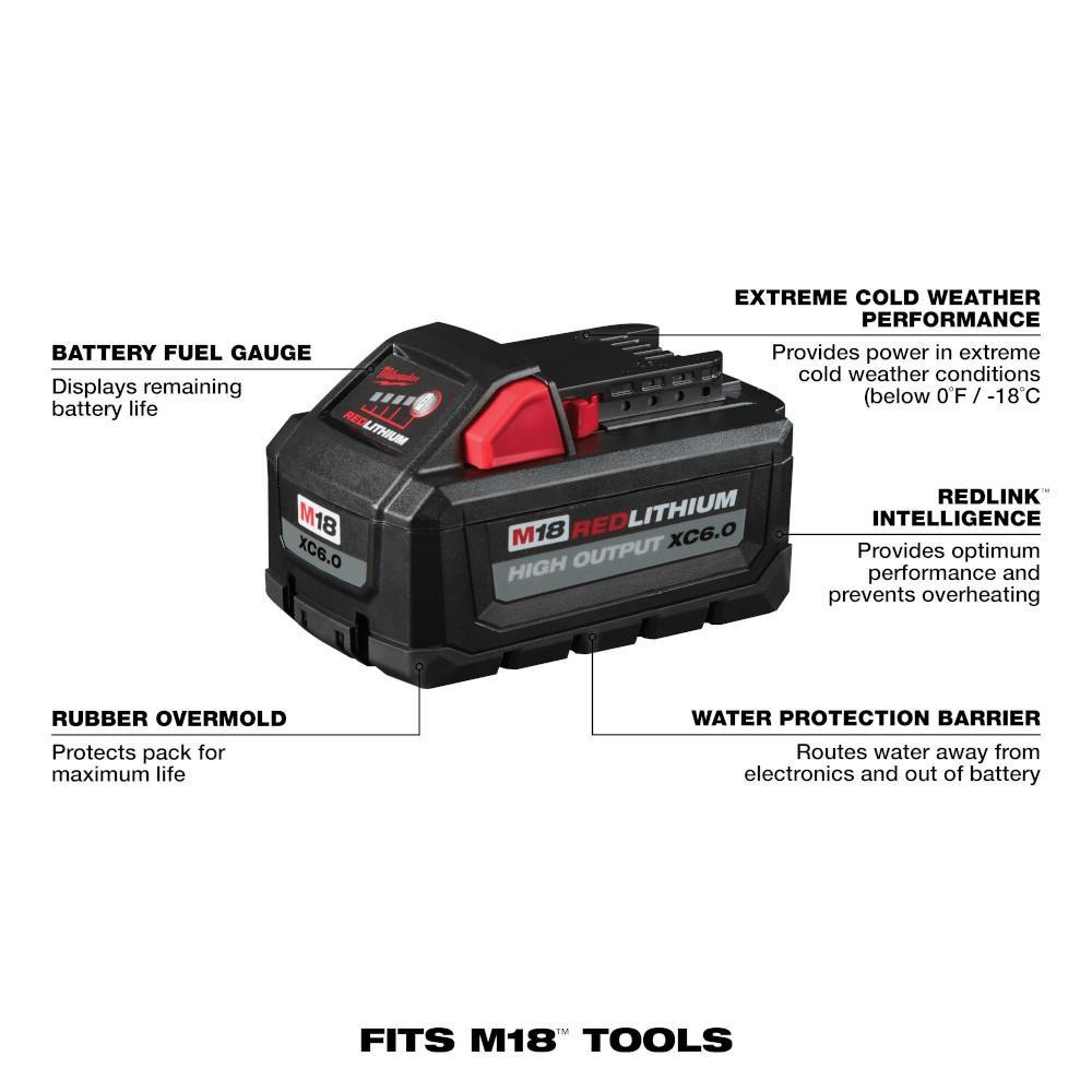 Milwaukee® Silver XC6.0 Battery Pack 