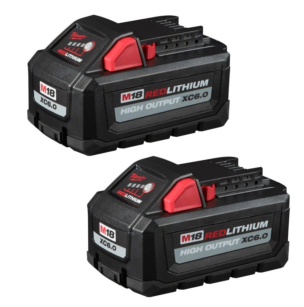 Milwaukee® Silver XC6.0 Battery (Pack of 2) 