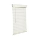 59 x 36 in. Faux Wood Cordless Blind in Off White