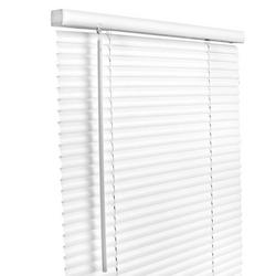 34 x 72 in. Cordless Vinyl Mini Blind, White