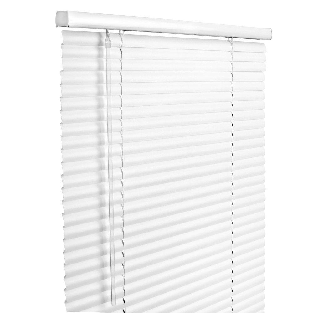 Lotus & Windoware, Inc. White Aluminum Cordless Blind in White 