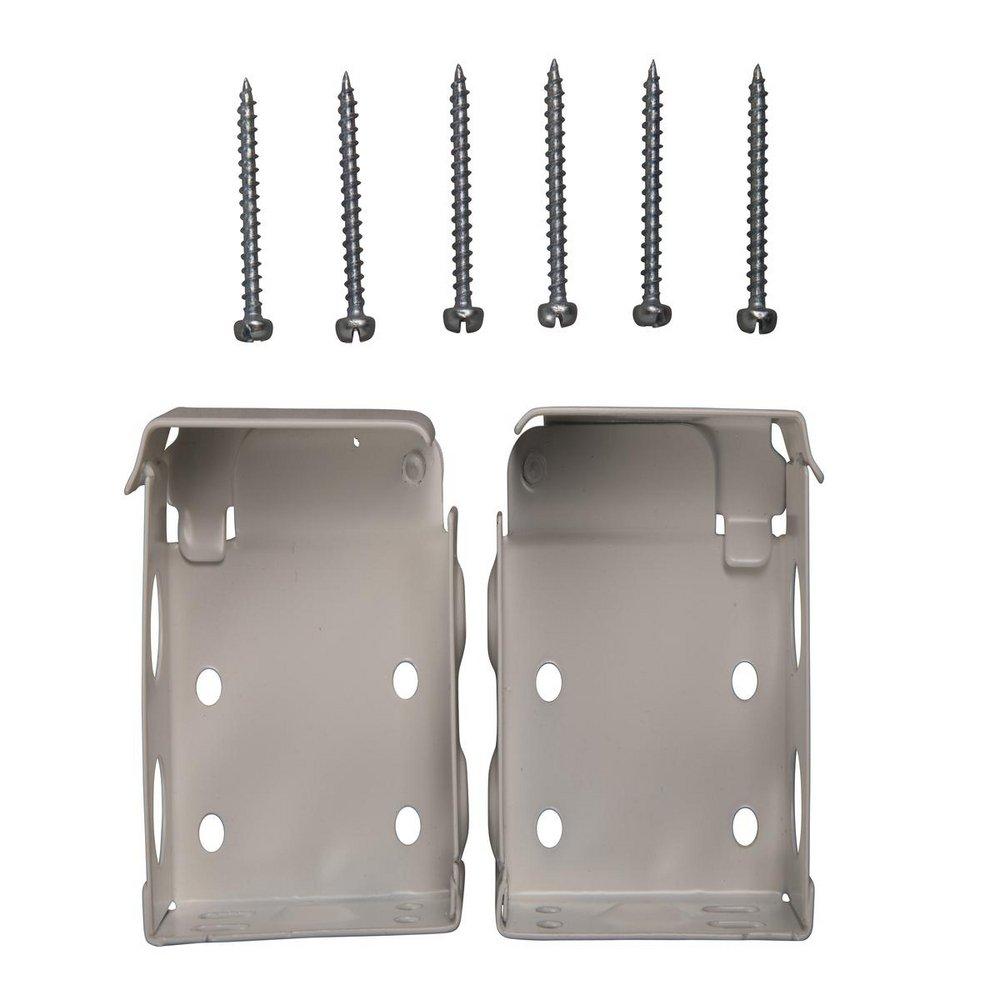 Lotus & Windoware, Inc. White Bracket Set 