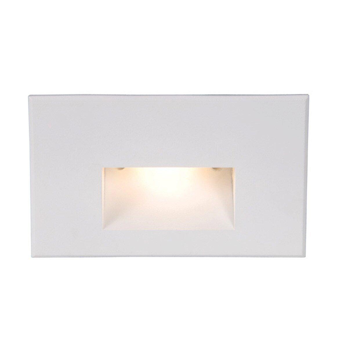 WAC Lighting White 3.9W 1-Light LED Step Light 