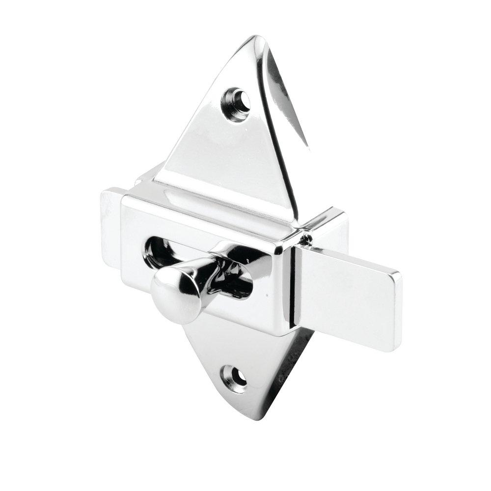 Chrome Plated 4 x 9/16 x 3-3/16 in. ZAMAK Slide Latch 