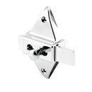 Chrome Plated 4 x 9/16 x 3-3/16 in. ZAMAK Slide Latch 