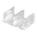 Prime-Line Clear 5/8 in. Shower Door Bottom Guide (Pack of 2) 