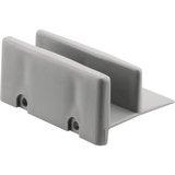 Prime-Line Aluminum Shower Door Bottom Guide Assembly (Pack of 2) 