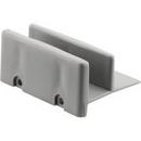 Prime-Line Aluminum Shower Door Bottom Guide Assembly (Pack of 2) 