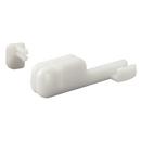 9/16 in. Shower Door Bottom Guide in Clear (Pack of 2)