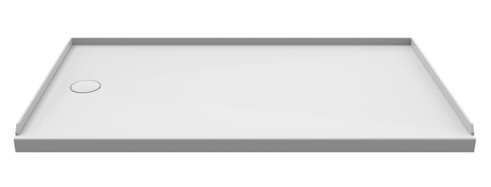 JACUZZI&reg; White Slim Pan Drain Cover 