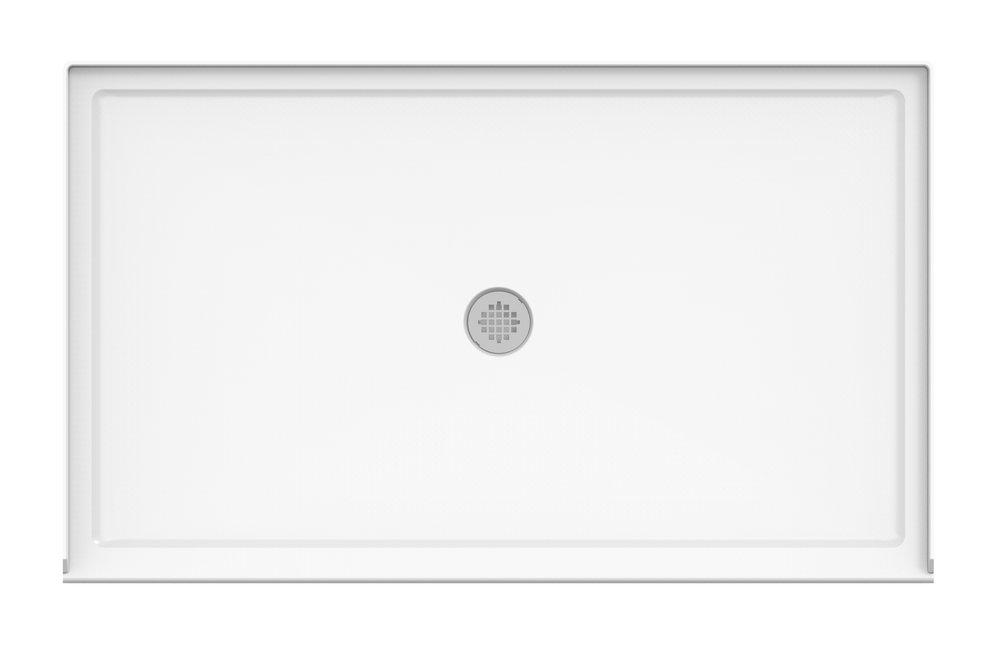 JACUZZI&reg; White 60 in. Rectangle Shower Base 