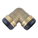 SharkBite&reg; Natural Brass Push-to-Connect DZR Brass 90 Degree Elbow 