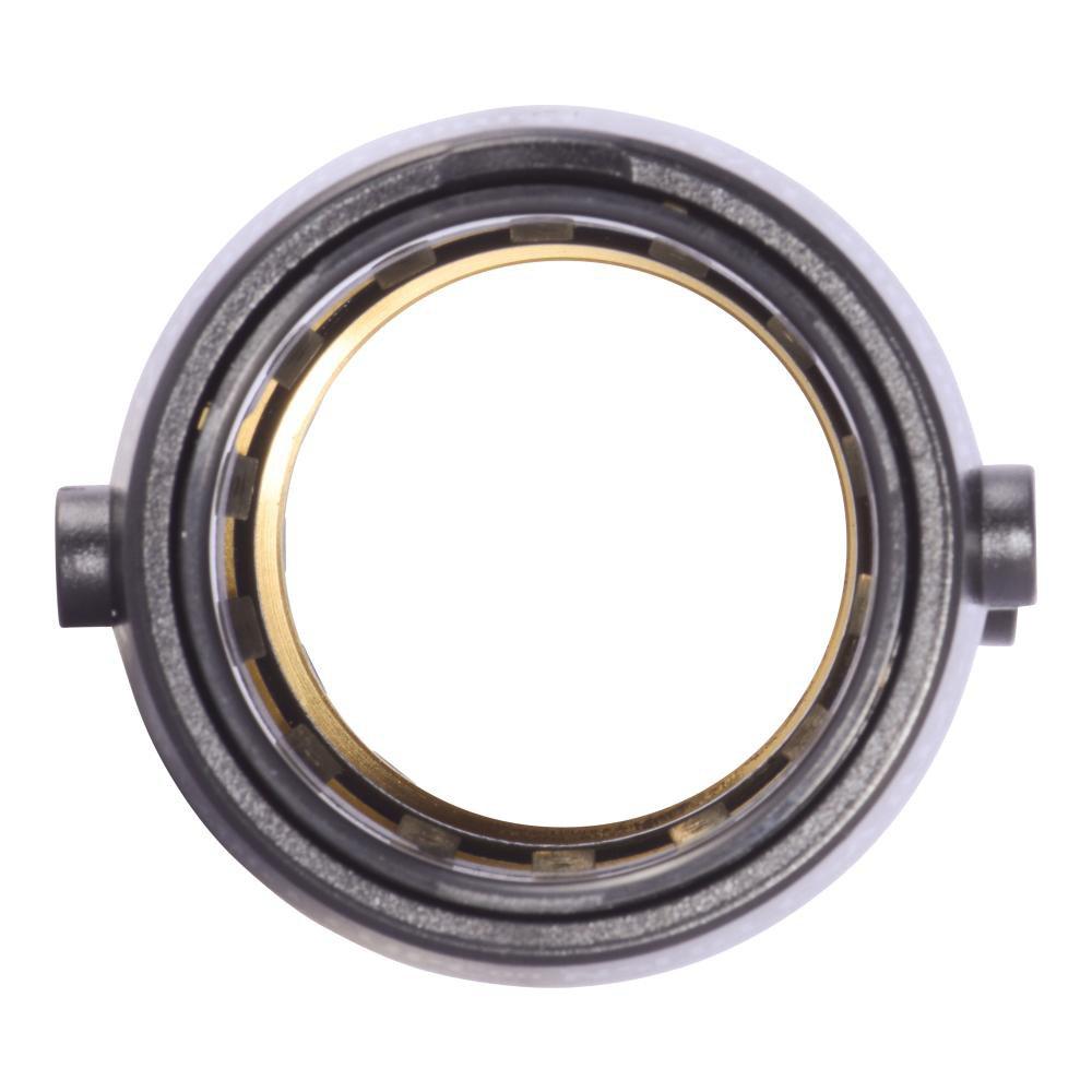 SharkBite® Natural Brass Push-to-Connect Brass DZR Coupling 