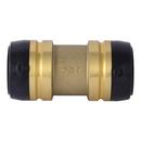SharkBite® Natural Brass Push-to-Connect Brass DZR Coupling 