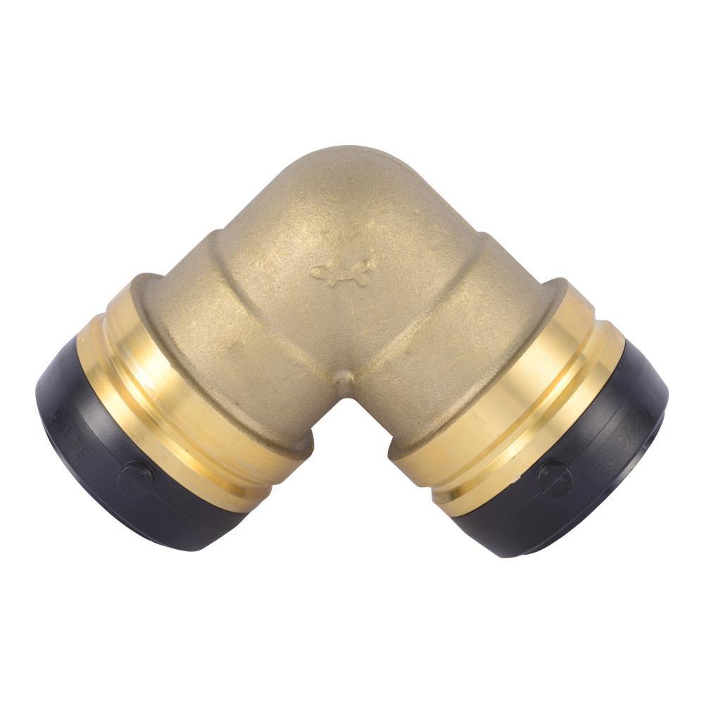 SharkBite® Brass Push-to-Connect 200 psi DZR Brass 90 Degree Elbow 