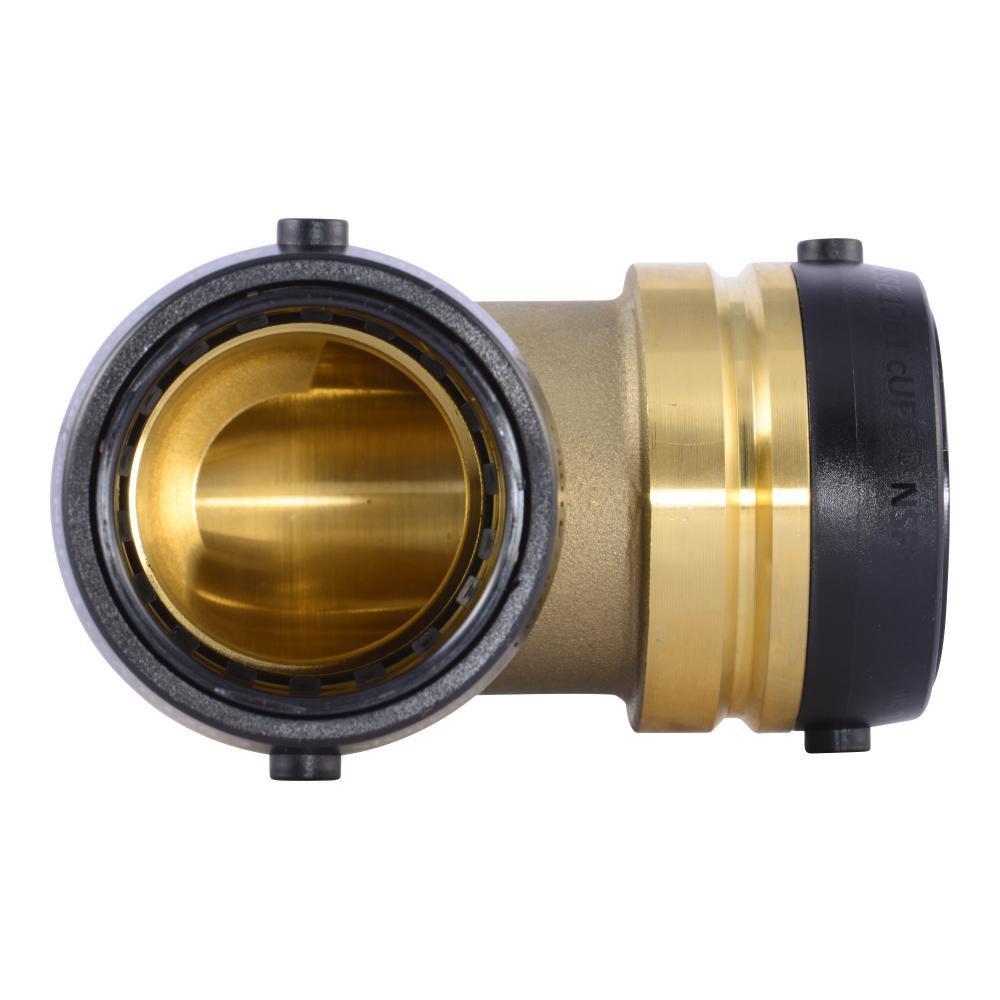 SharkBite® Brass Push-to-Connect 200 psi DZR Brass 90 Degree Elbow 