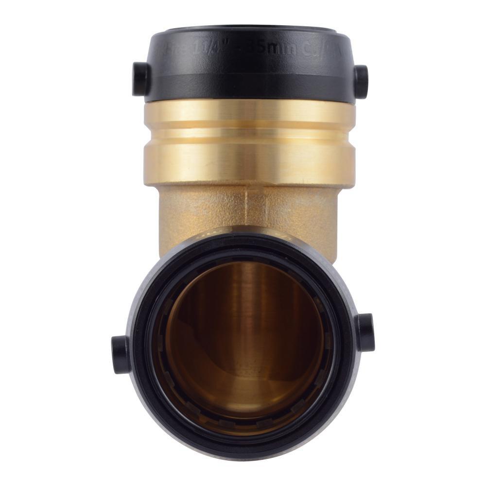 SharkBite® Natural Brass Push-to-Connect DZR Brass 90 Degree Elbow 