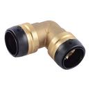 SharkBite® Natural Brass Push-to-Connect DZR Brass 90 Degree Elbow 