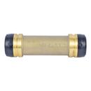 SharkBite&reg; Natural Brass Push-to-Connect Slip DZR Brass Coupling 