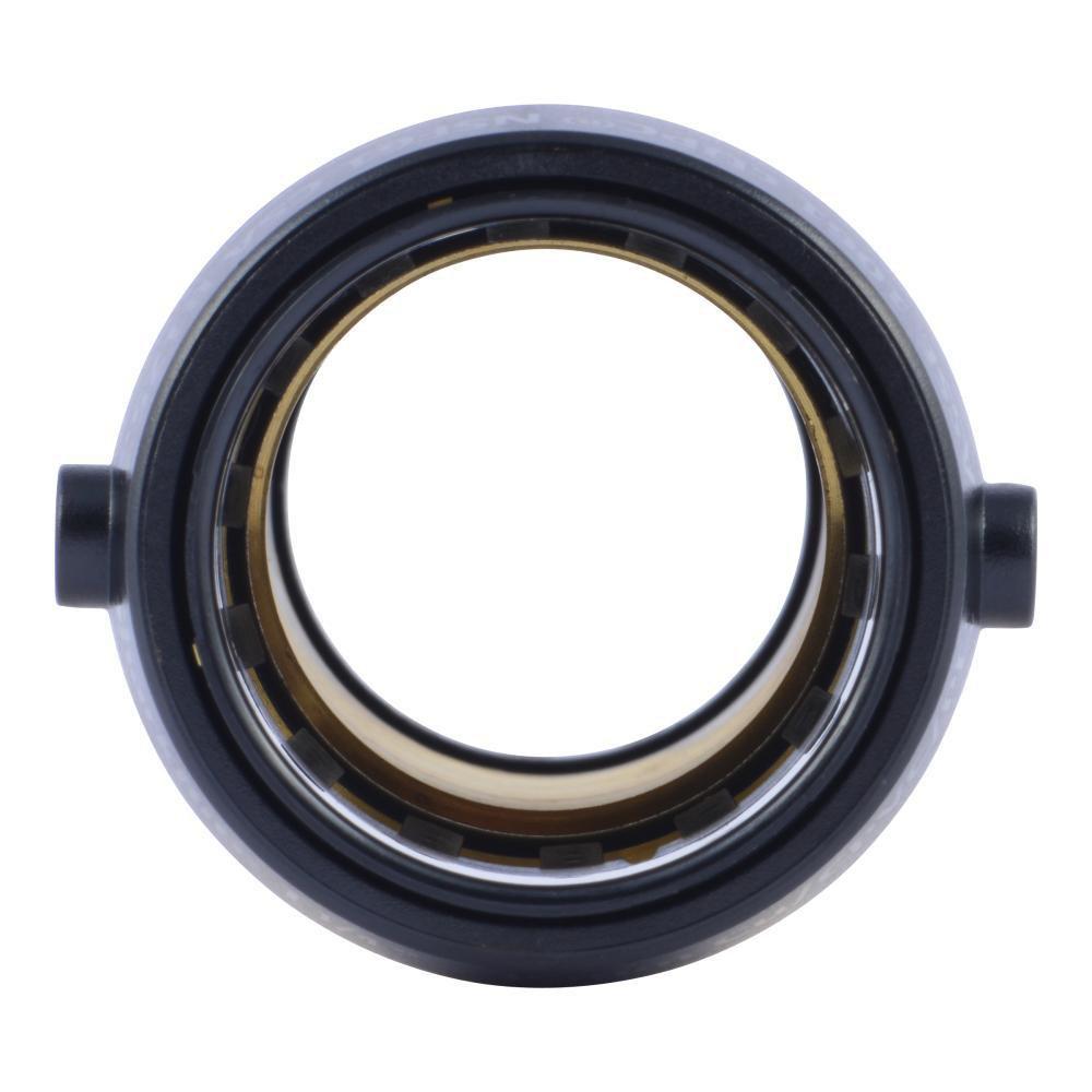 SharkBite&reg; Natural Brass Push-to-Connect Slip DZR Brass Coupling 