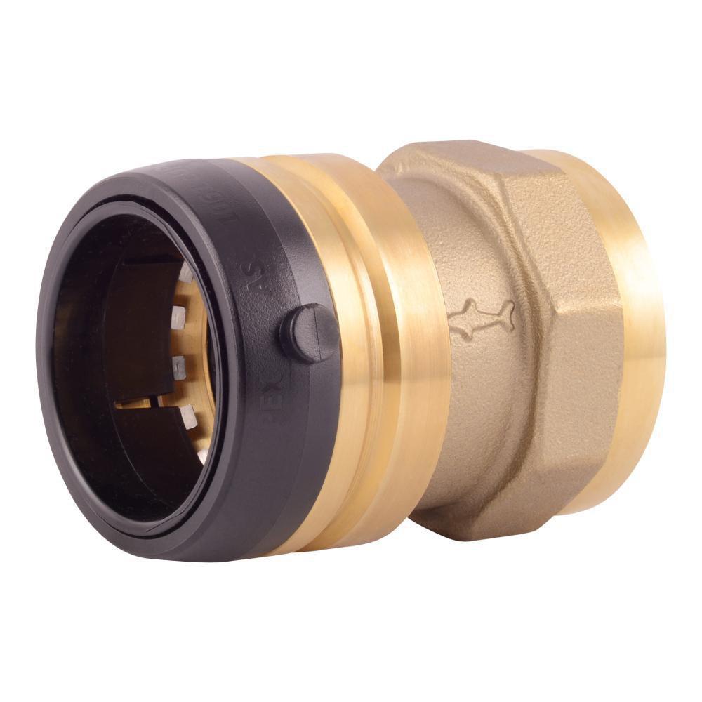 SharkBite® FNPT Domestic Brass Coupling with Connector 