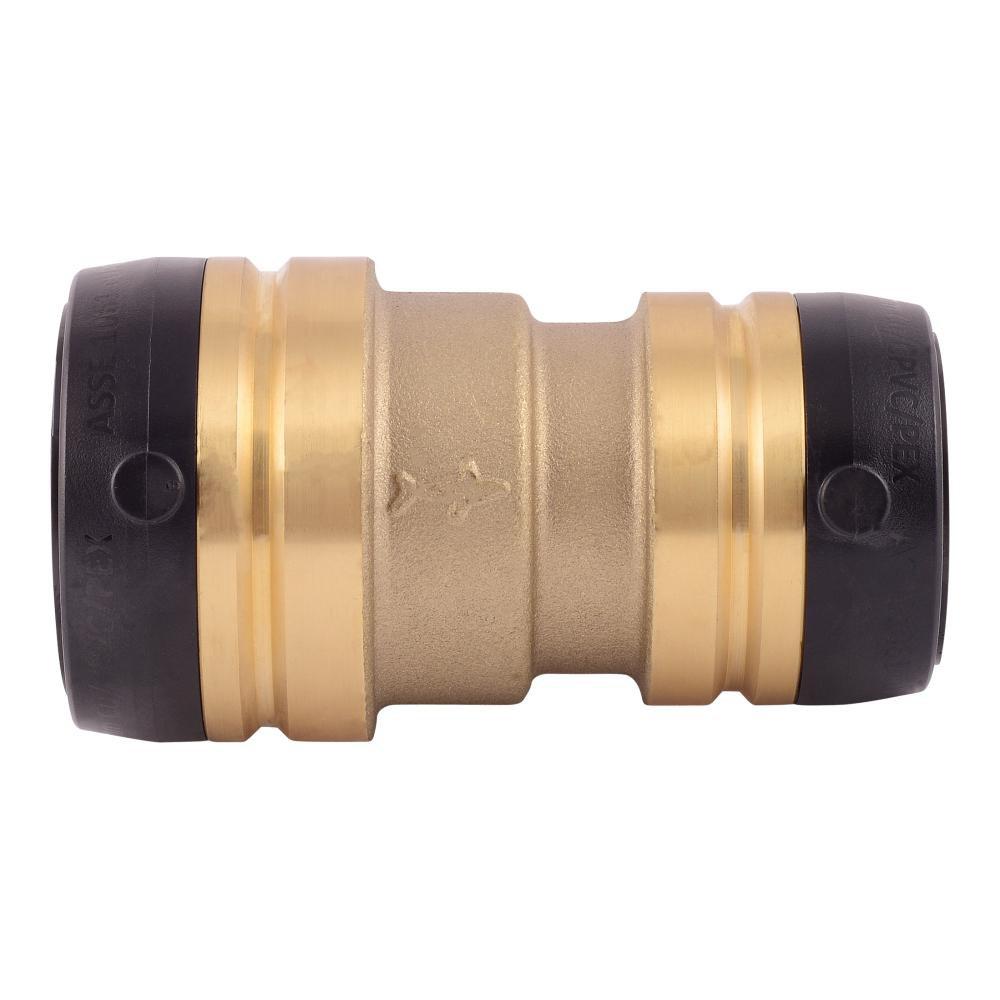 SharkBite® Natural Brass Push-to-Connect Reducing Brass DZR Coupling 
