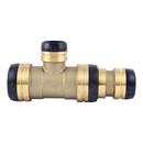 SharkBite&reg; Natural Brass LF 2X1-1/2X1-1/4 *SHARKB RED TEE 